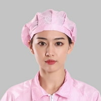 Прахоустойчива чиста стая антистатична работилница шапка дишащ мрежест прозорец полиестер шапка Работна шапка за мъже жени