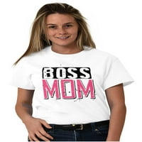 Шеф Мама забавен ден на майката Мама Графичен тениска тениски Бриско марки 5х
