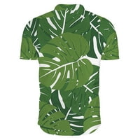 Потребителски лого Мъжки хавайски ризи Комплекти къс ръкав Случайни Бутон надолу Плаж цвете риза и шорти костюми Мъжки куфари с шапка бутон твърди ризи парти ретро