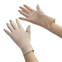 Тичинки на слънцезащитни ръкавици дами дами половин пръст шофиране тънък участък късо анти-плъзгане