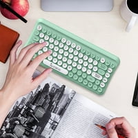 Обратно в училище консумативи Дкуедуо електроника двойни цветни ключове двоен режим 2.4 г Блутут безжична клавиатура кабелен таблет лаптоп офис на клирънс сделки за Ранен достъп