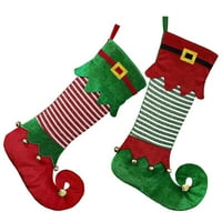 Коледно дърво декор Коледно чорап за подарък прекрасни чорапи за подарък
