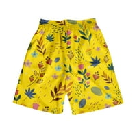 Мъжки борд Шорти Мъжка лятна мода случайни хавайски стил Печатни флорални плажни шорти