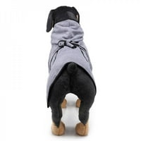 Продаване на клирънс Куче халат мек супер абсорбиращ луксозно от микрофибър за изсушаване на кърпа с качулка с колан за големи, средни, малки кучета