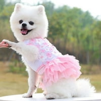 Кучешка рокля домашна рокля принцеса сладка кученце Туту рокли лято домашни горки пола кучешка жилетка за облекло за кучета и котки xs-xl