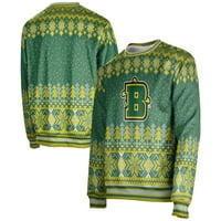 Мъжки зелени суни на SUNY Brockport Golden Eagles Holiday Pullover Sweatshirt