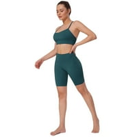 Панталони за жени йога с пет точки тренировки джобни фитнес тренировки за упражнения за упражнения