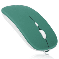 2.4 Гхз & Блутут акумулаторна мишка за ЛГ В41+ Блутут безжична мишка предназначена за лаптоп Мак ипад про компютър таблет андроид Джейд Грийн