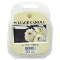 Кремообразна ванилия се топи от селски свещи